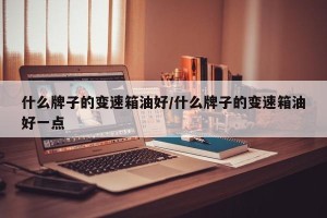 什么牌子的变速箱油好/什么牌子的变速箱油好一点