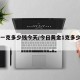 黄金一克多少钱今天/今日黄金1克多少钱一克